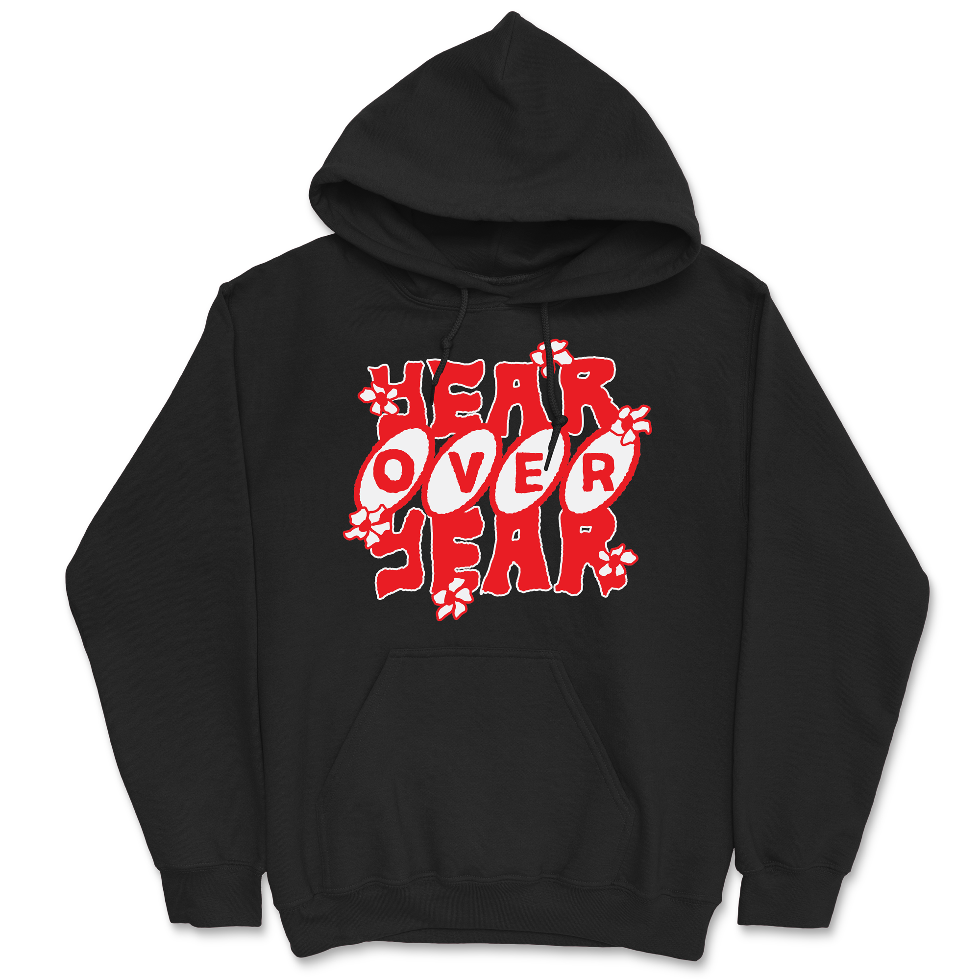 Year Over Year - Red Logo Hoodie
