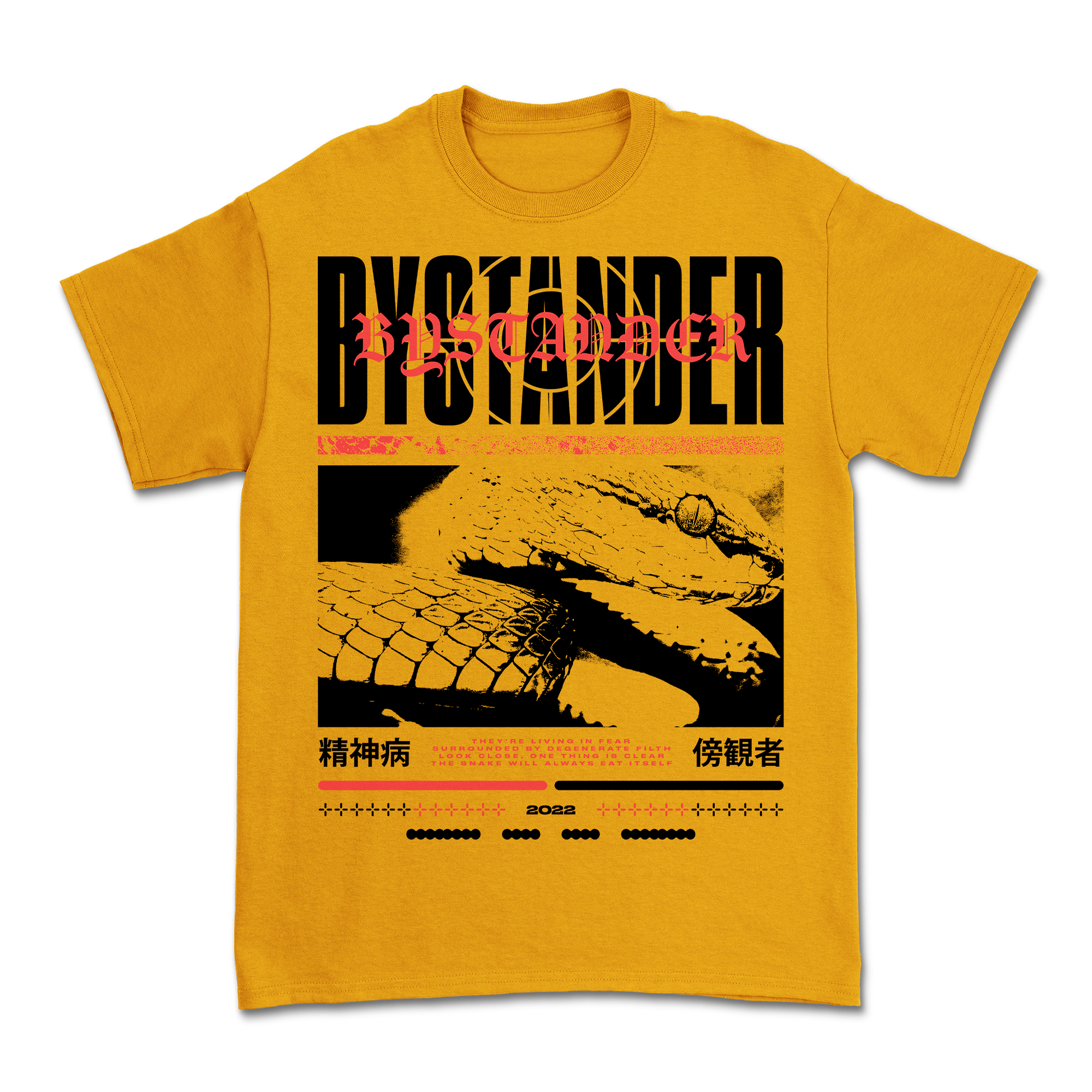 Bystander - Living In Fear T-Shirt (Pre-Order)