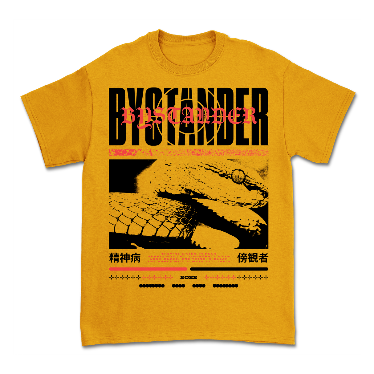 Bystander - Living In Fear T-Shirt (Pre-Order)