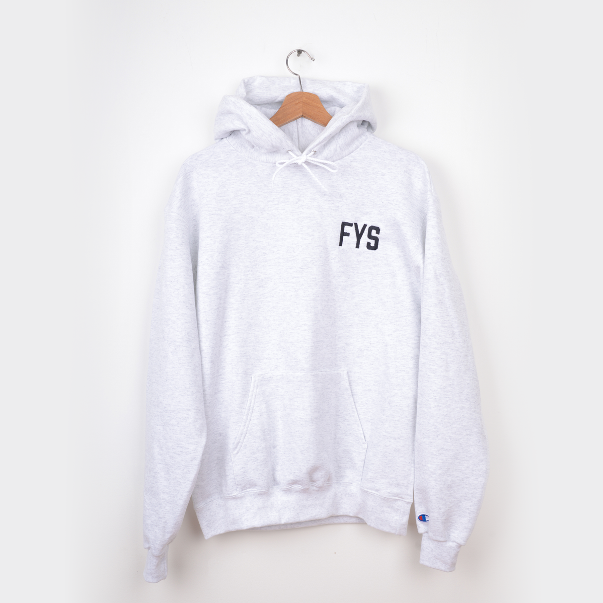 Four Year Strong - Embroidered Logo Hoodie (Ash Gray)