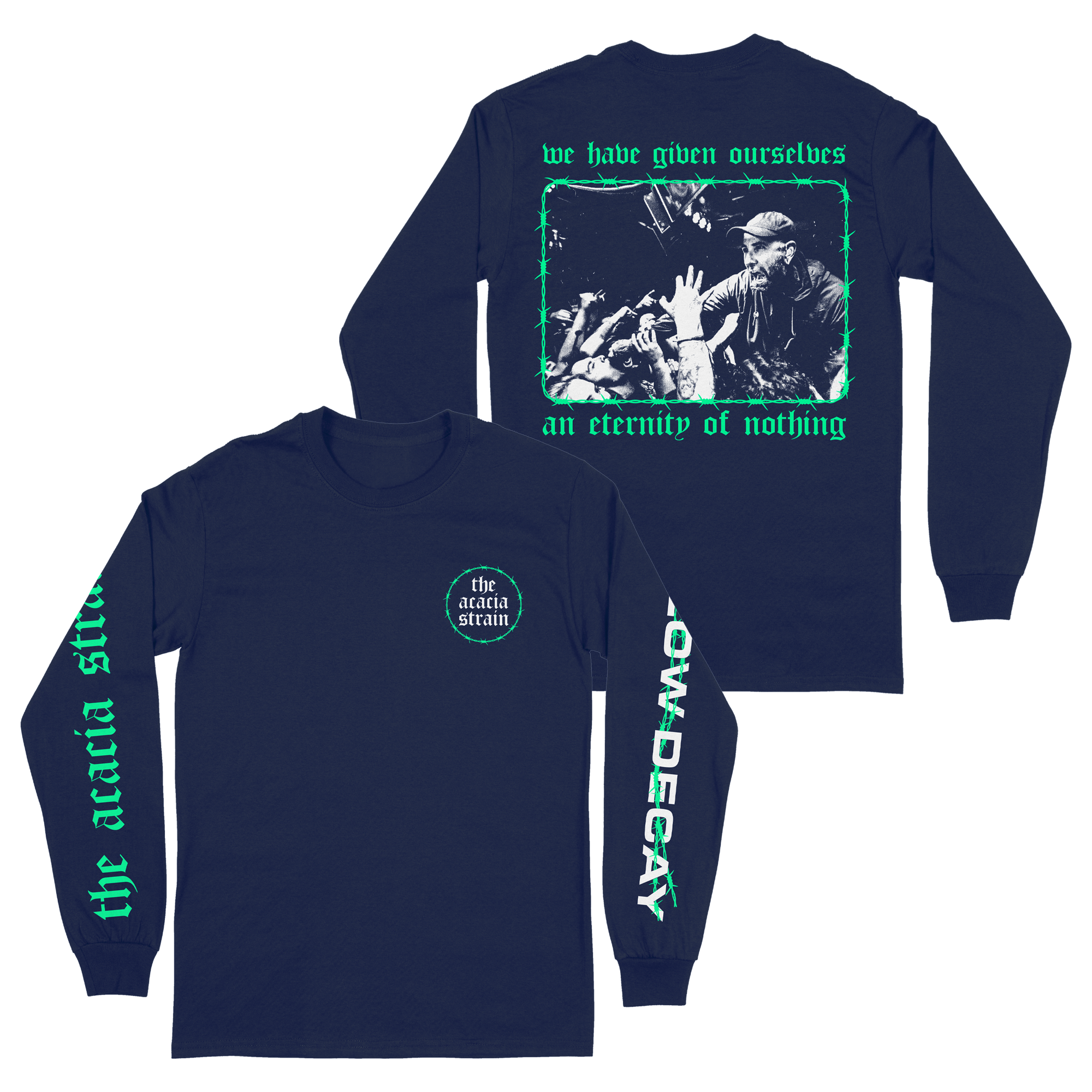 The Acacia Strain - An Eternity of Nothing Long Sleeve - Navy