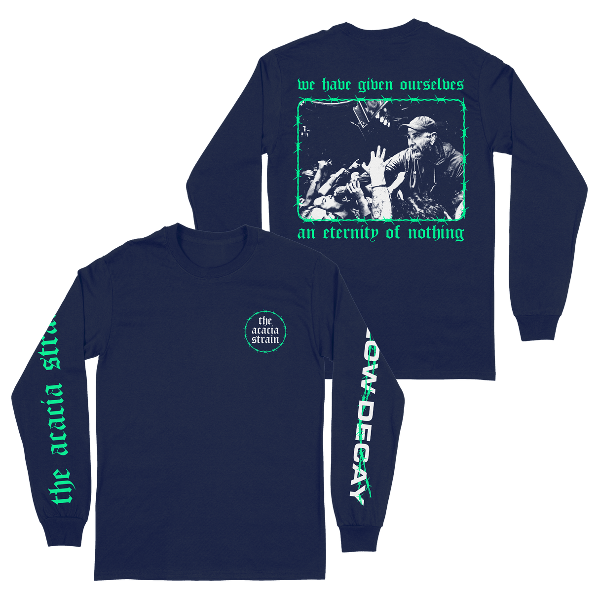 The Acacia Strain - An Eternity of Nothing Long Sleeve - Navy