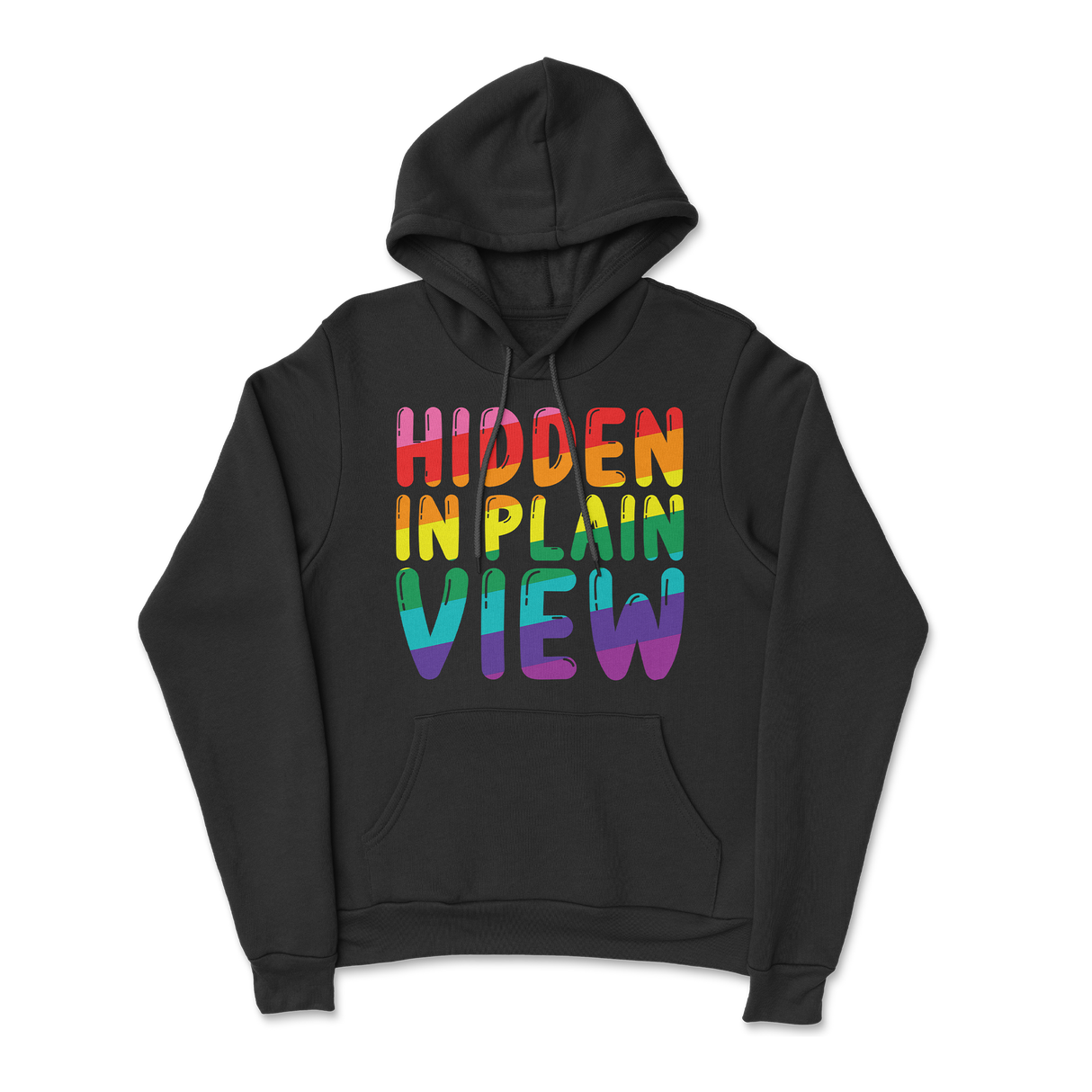 Hidden In Plain View - Pride Flag Hoodie