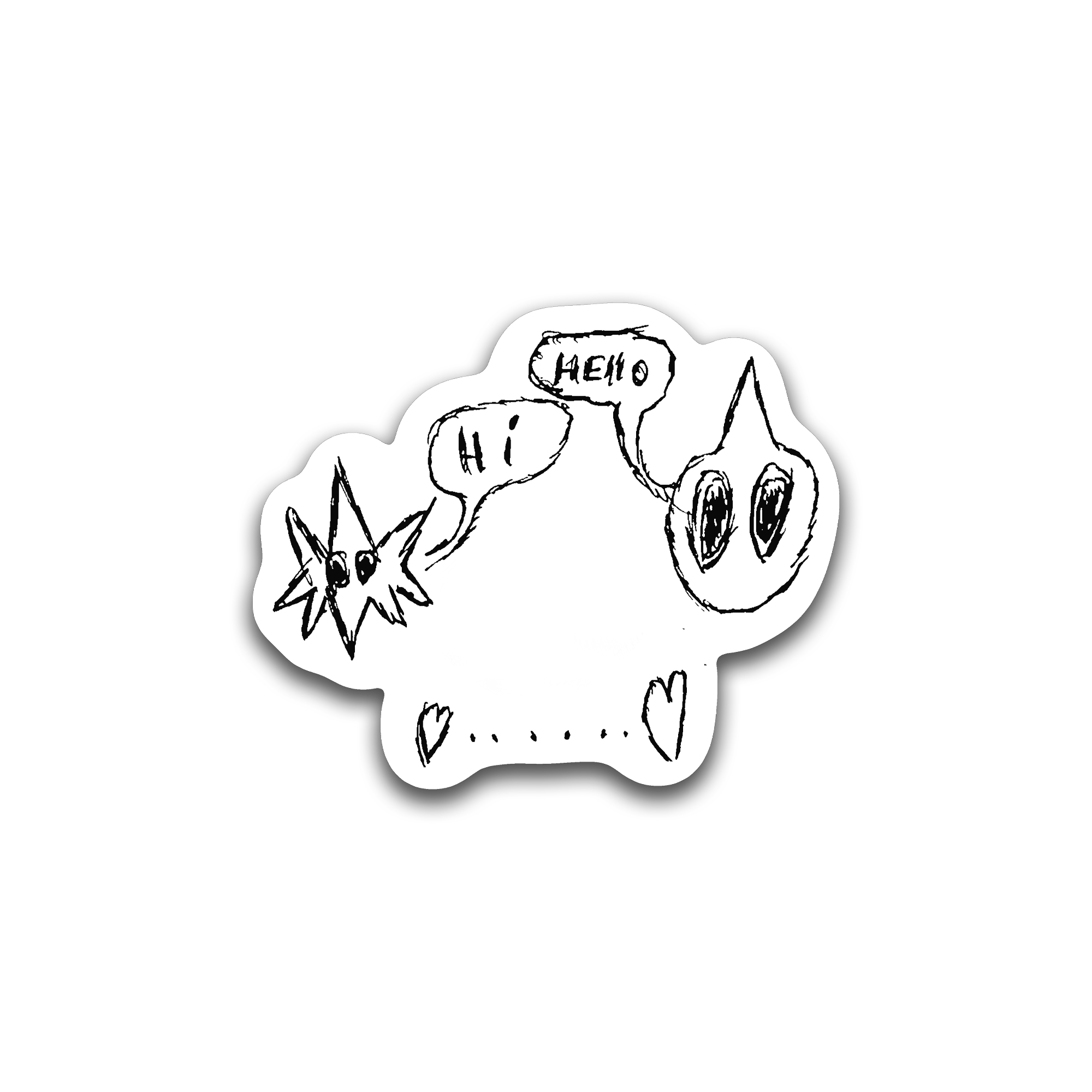 late night drive home - How Are We Feeling Sticker