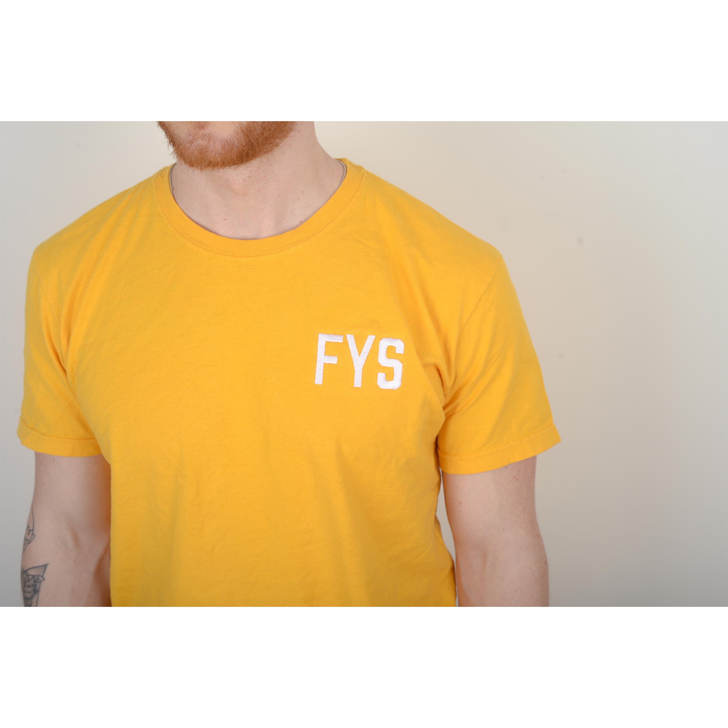 Four Year Strong - Embroidered Logo Shirt (Yellow)