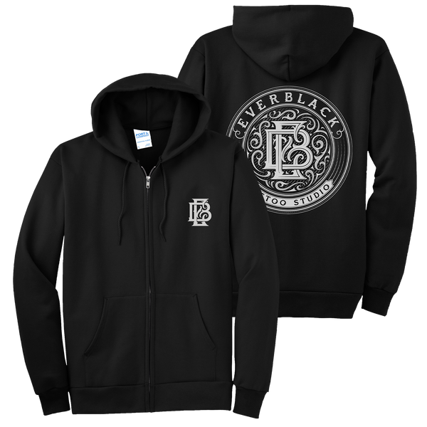 Ever Black Tattoo - Zip Up Hoodie